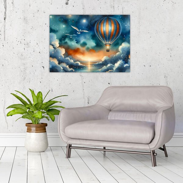 Obraz - Lot pod nocnym niebem (70x50 cm)