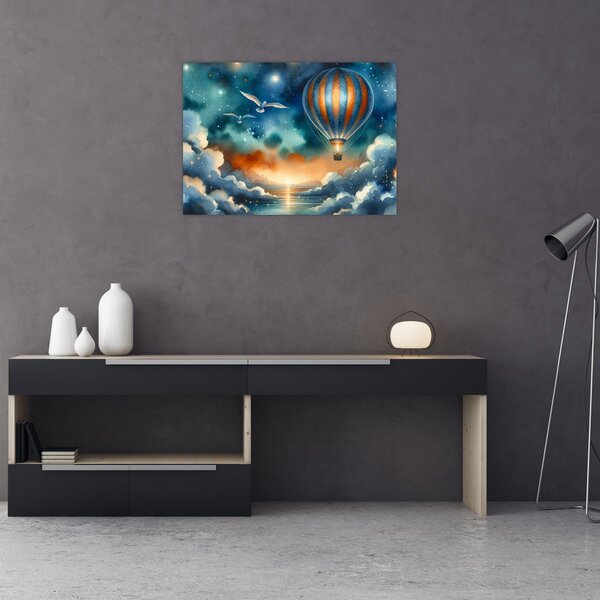 Obraz - Lot pod nocnym niebem (70x50 cm)