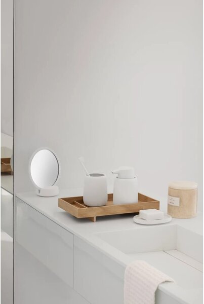 Kremowa ceramiczna mydelniczka Sono – Blomus
