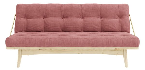 Różowa rozkładana sofa 190 cm Folk – Karup Design