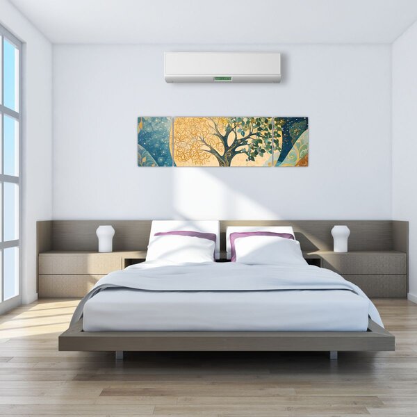 Obraz – Drzewo życia w księżycu (170x50 cm)