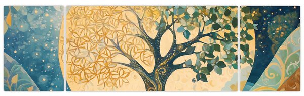 Obraz – Drzewo życia w księżycu (170x50 cm)