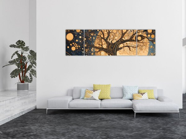 Obraz – Surrealistyczne drzewo (170x50 cm)