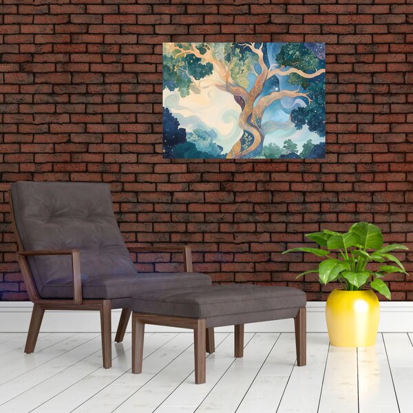 Obraz – Kosmiczne drzewo (70x50 cm)