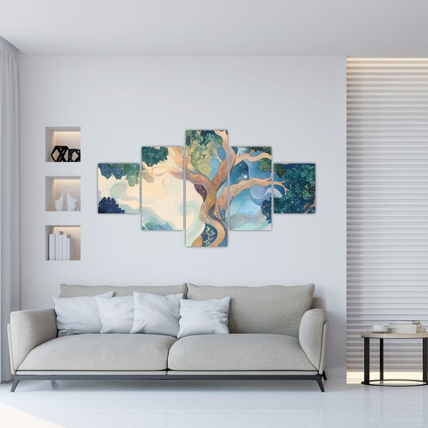 Obraz – Kosmiczne drzewo (125x70 cm)