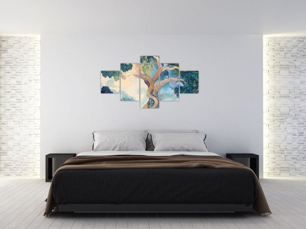 Obraz – Kosmiczne drzewo (125x70 cm)