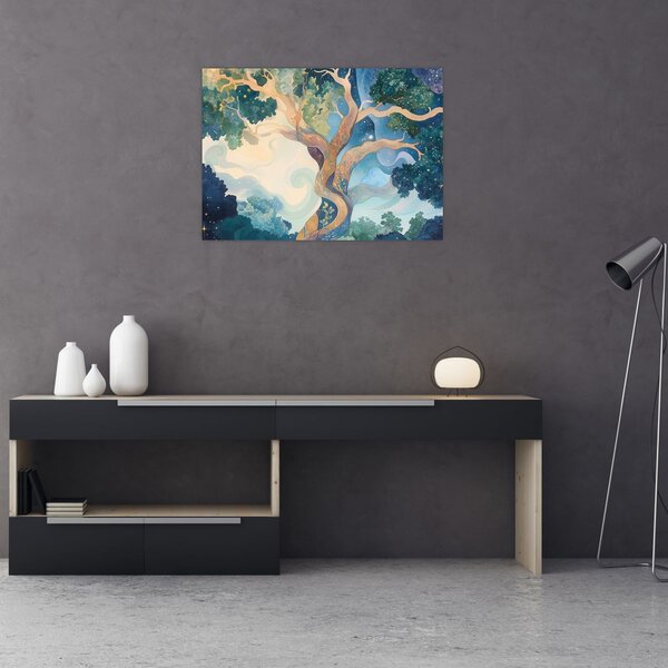Obraz – Kosmiczne drzewo (70x50 cm)