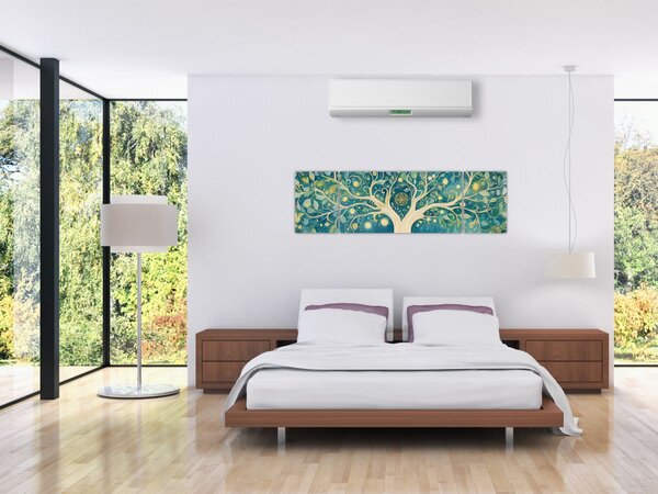 Obraz – Magiczne drzewo ze spiralami (170x50 cm)