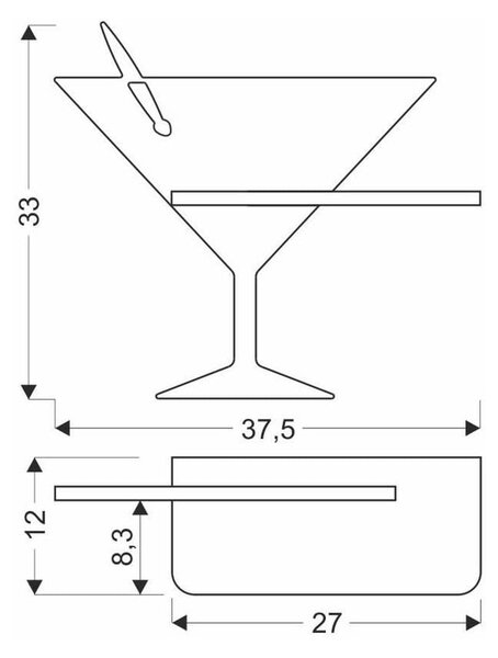Różowy kinkiet LED Piccolo – Candellux Lighting