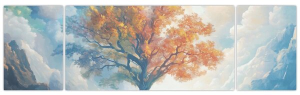 Obraz – Drzewo życia i miłości (170x50 cm)