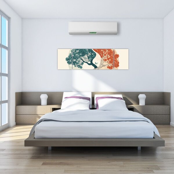 Obraz – Drzewo pełne energii (170x50 cm)
