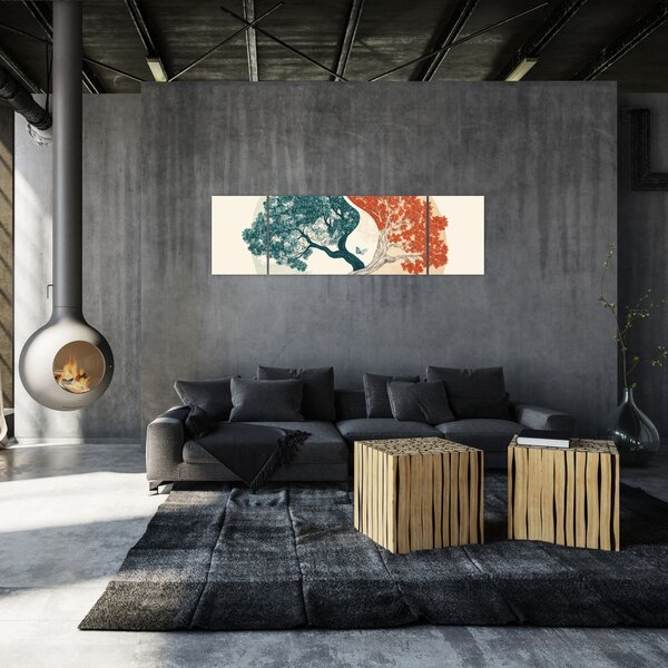 Obraz – Drzewo pełne energii (170x50 cm)