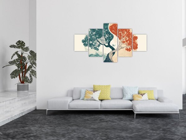 Obraz – Drzewo pełne energii (125x70 cm)