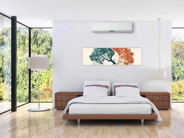 Obraz – Drzewo pełne energii (170x50 cm)