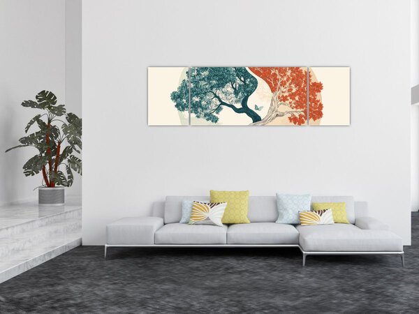 Obraz – Drzewo pełne energii (170x50 cm)