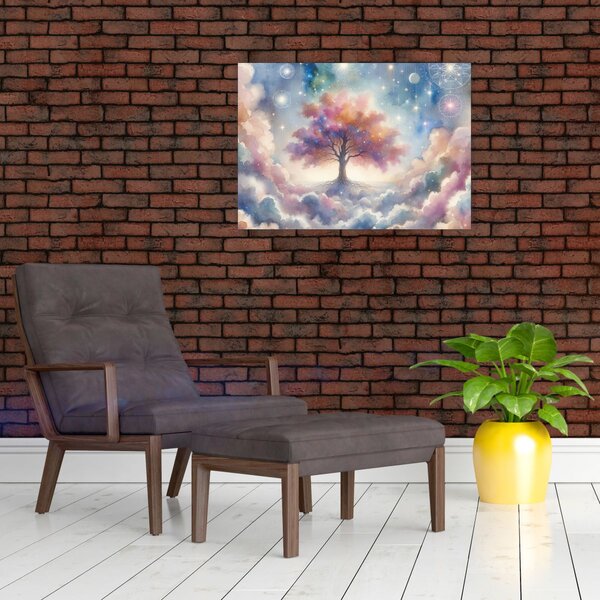 Obraz – Drzewo życia w chmurach (70x50 cm)