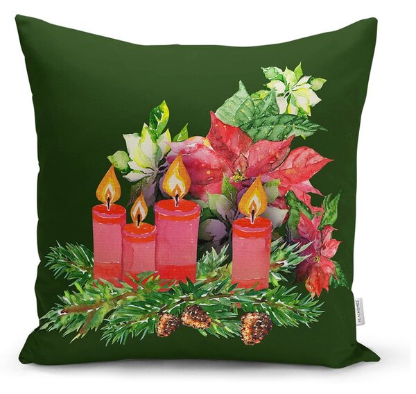 Tekstylna poszewka na poduszkę ze świątecznym motywem 43x43 cm – Mila Home