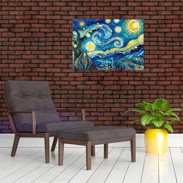 Obraz – Mozaika gwiaździstej nocy (70x50 cm)