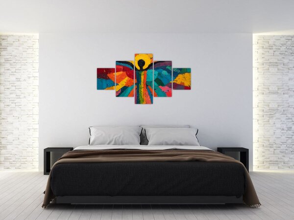Obraz - Malowany anioł (125x70 cm)