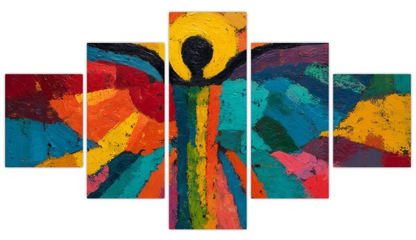 Obraz - Malowany anioł (125x70 cm)