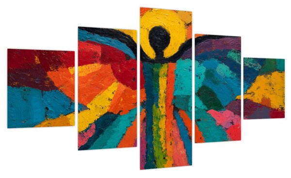 Obraz - Malowany anioł (125x70 cm)