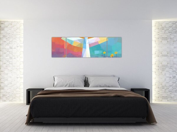 Obraz - Strażnik kwiatów (170x50 cm)