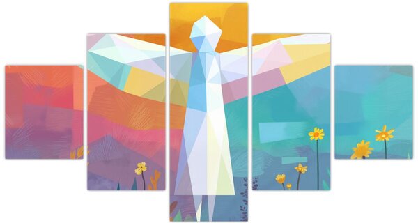 Obraz - Strażnik kwiatów (125x70 cm)