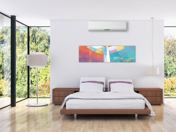 Obraz - Strażnik kwiatów (170x50 cm)