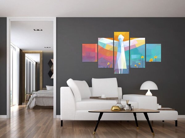 Obraz - Strażnik kwiatów (125x70 cm)