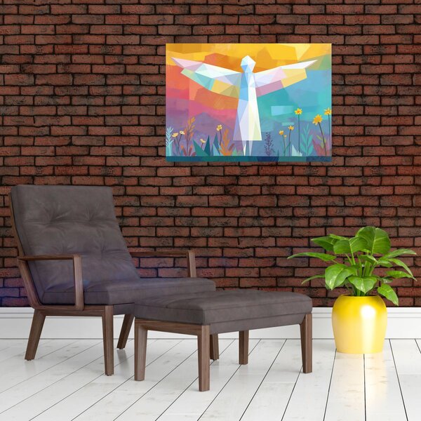 Obraz - Strażnik kwiatów (70x50 cm)