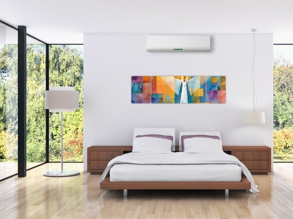 Obraz - Geometryczny anioł (170x50 cm)