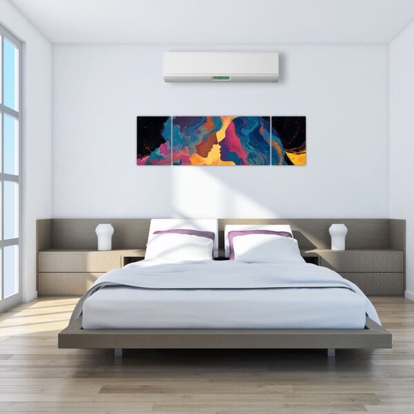 Obraz - Kosmiczna miłość (170x50 cm)