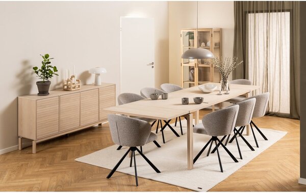 Witryna w dekorze dębu 80x180 cm Linley – Actona