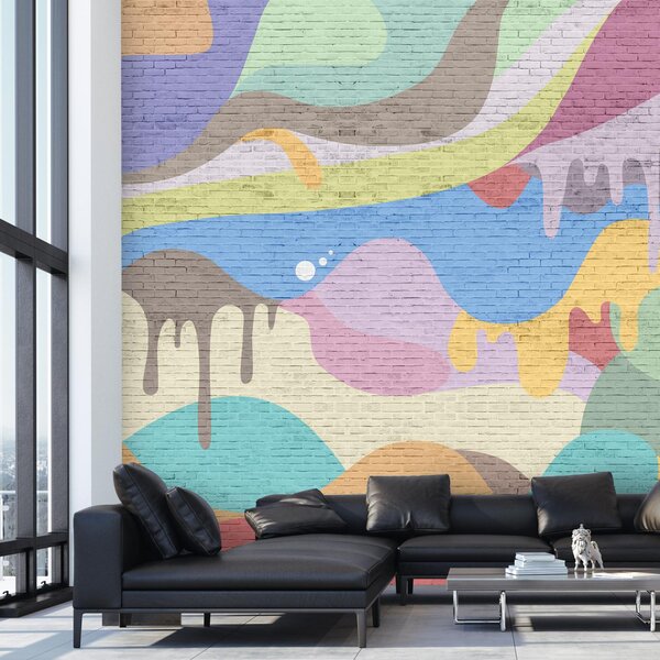 Fototapeta - Graffiti na ścianie (196x136 cm)