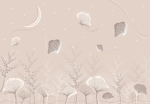 Fototapeta - Butterfly Meadow (196x136 cm)