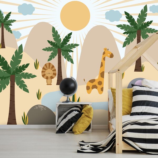 Fototapeta - Park safari (196x136 cm)