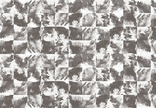 Fototapeta - Mozaika atramentowa (196x136 cm)