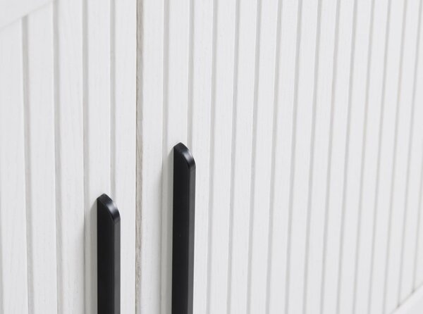 Biała szafka pod TV 120x56x40 cm Nola – Unique Furniture