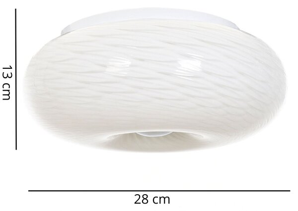 NOWOCZESNA LAMPA SUFITOWA PLAFON EVIANTE D28