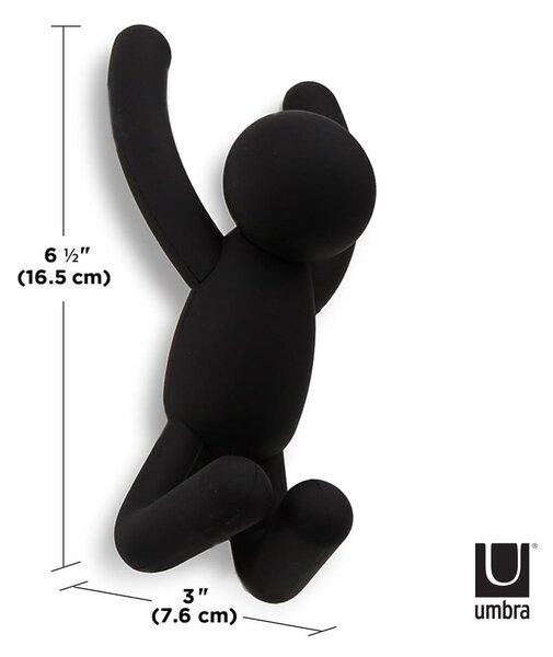 Ścienne plastikowe haczyki zestaw 3 szt. Buddy – Umbra