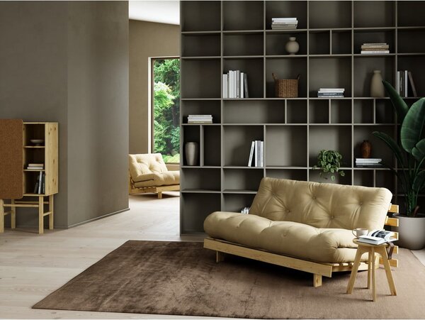 Zielona rozkładana sofa 160 cm Roots – Karup Design