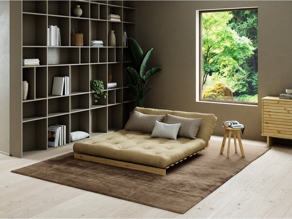 Zielona rozkładana sofa 160 cm Roots – Karup Design