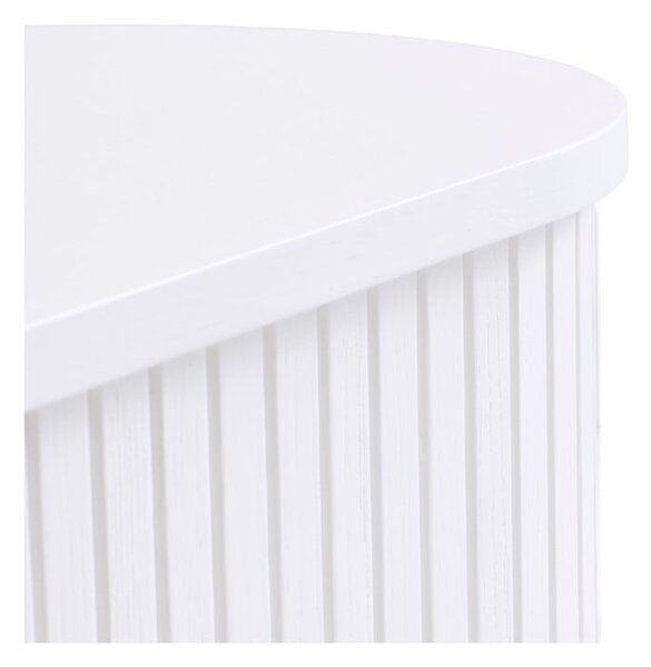 Biała szafka pod TV 180x56x45 cm Nola – Unique Furniture