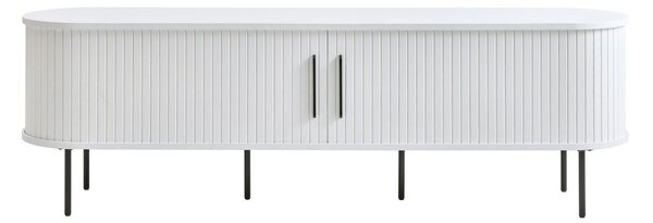 Biała szafka pod TV 180x56x45 cm Nola – Unique Furniture