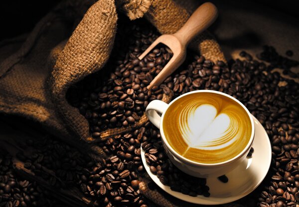 Fototapeta - Cappuccino (196x136 cm)