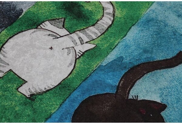 Dywaniki łazienkowe zestaw 2 szt. 60x100 cm Gatto Carino – Foutastic
