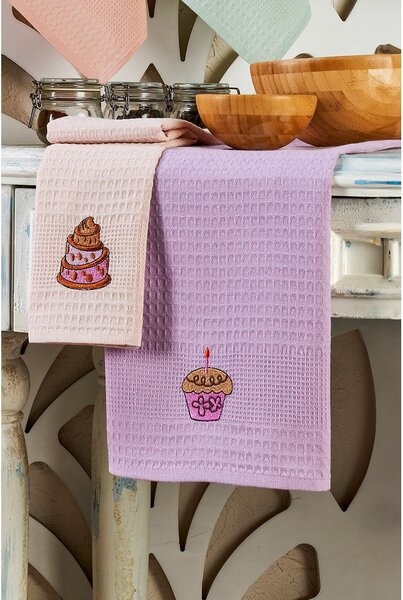Bawełniane ścierki zestaw 6 szt. 40x60 cm Cake – Foutastic