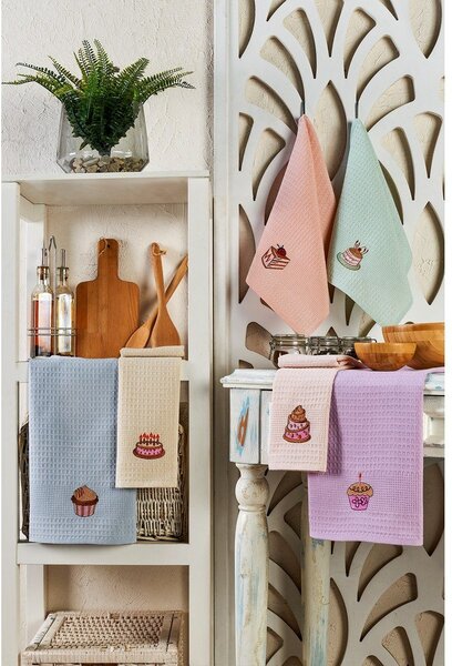 Bawełniane ścierki zestaw 6 szt. 40x60 cm Cake – Foutastic