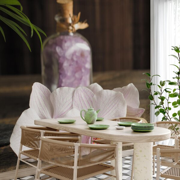 Fototapeta - Orchidee i spa (196x136 cm)