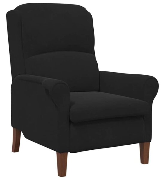 Fotel czarny 76 x 94 x 102 cm aksamit